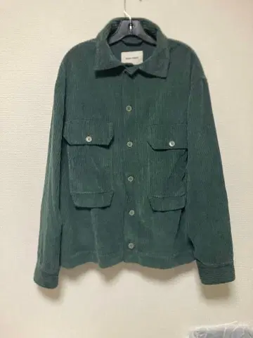 그린 코듀로이 자켓