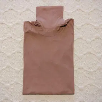 AURALEE 시어 리브 터틀넥 티셔츠 size 1