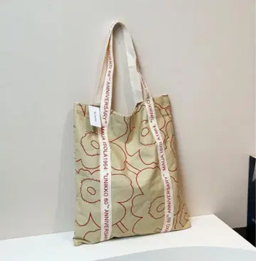 [ 미사용 새상품 ] 마리메꼬 에코백 숄더 타입/RED