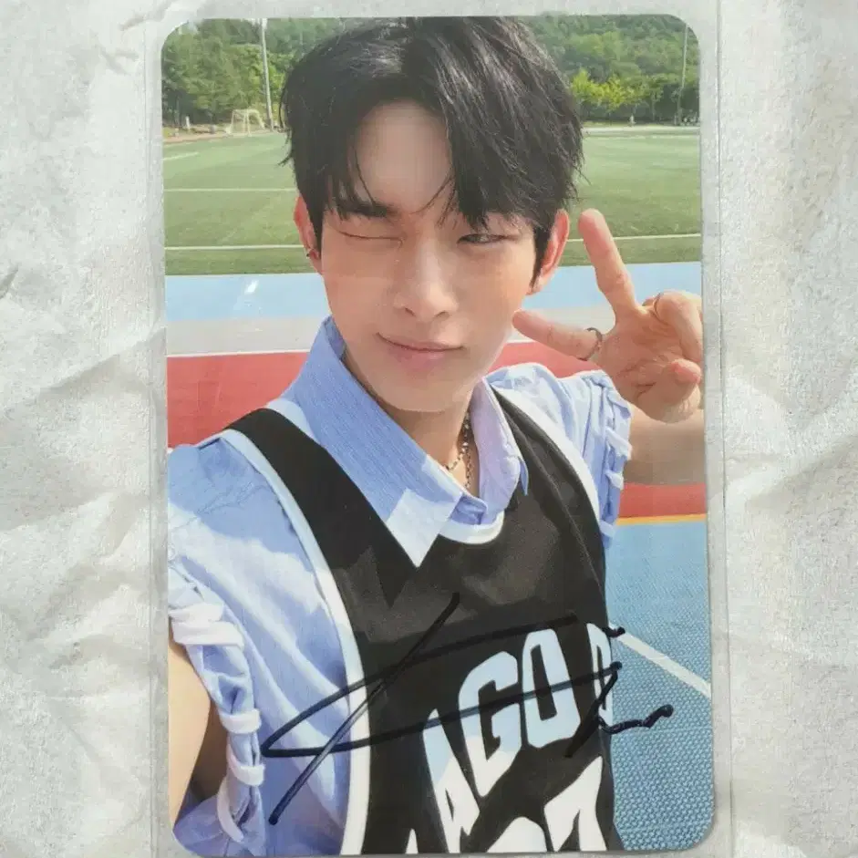 AHOF | 아홉 Ahof Steven signature photocard (signed poca) #아홉