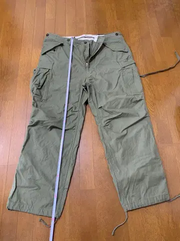 남성용 밀리터리 팬츠 올리브 그린