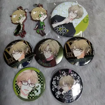애니캡 츠키우타 츠키우사 츠키프로 야요이 하루 봄 캔뱃지 8개 BIG