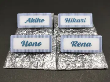 사쿠라자카46 cool 네임 배지 4개 세트