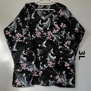 다보셔츠=블랙 잉어 벚꽃=3L