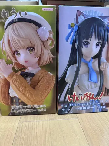 케이온 아키야마 미오 시구레 우이 피규어 2점 세트