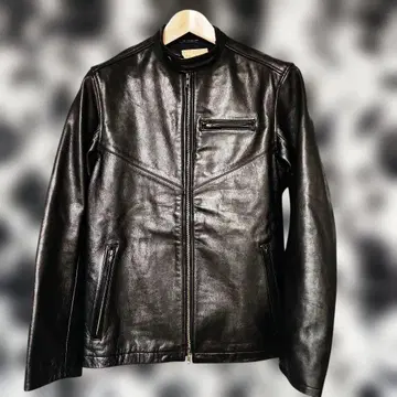 새상품급 Vintage 싱글 라이더 가죽 자켓 일본제 소가죽
