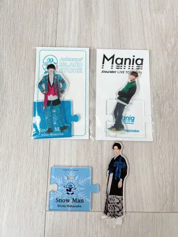 SnowMan 와타나베 쇼타 아크릴 스탠드 3개 세트