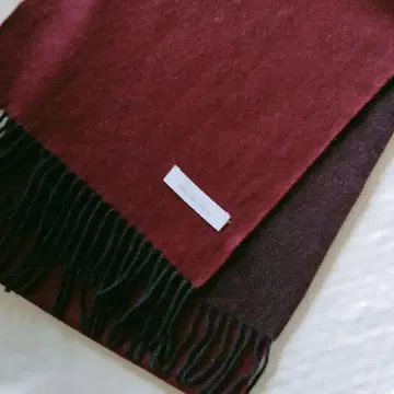 캐시미어 100% 유나이티드 애로우즈 머플러 보르도