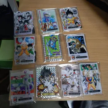 드래곤볼 아크릴 스탠드 10장 세트 홀로 시크릿