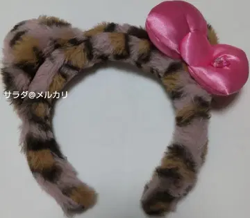 유니버셜 스튜디오 재팬 usj 머리띠 키티 레오파드 무늬