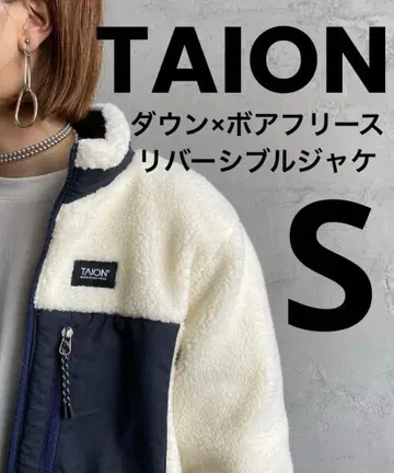 TAION 타이온 다운 x 보아 플리스 리버서블 재킷