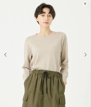 워셔블 울 베이직 크루넥 니트 [ HARMONY ]