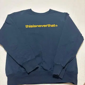thisisneverthat 네이비 맨투맨 S