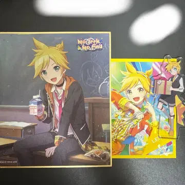 카가미네 렌 색지 아크릴 스탠드 애니메이트 특전