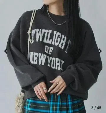 택 포함 새상품 coen 루프 로고 자카드 하이 게이지 니트 블랙