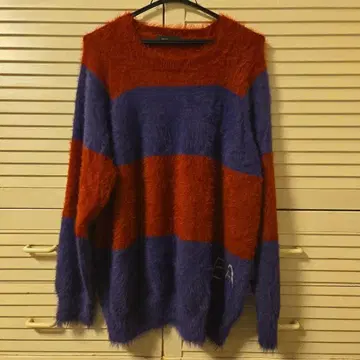 WIND AND SEA 보더 니트 새상품급!