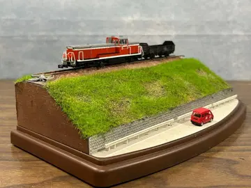 오데 채널 N게이지 완성 디오라마 축제 목틀 가드레일A 케이스 포함