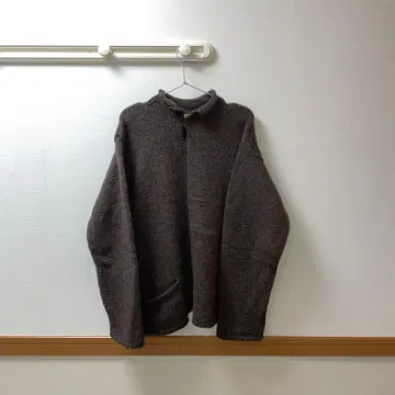 45Rpm 브라운 오버 사이즈 니트 스웨터 사이즈 4