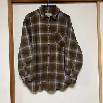 니코앤드 - 40 비에라 레피아 체크 셔츠 브라운 M