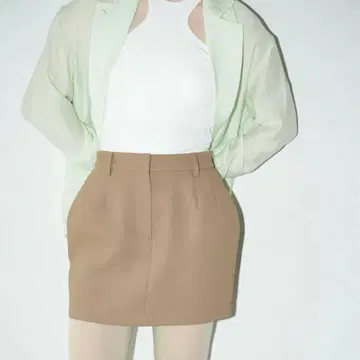 CLANE 로우 웨이스트 미니스커트 클라네