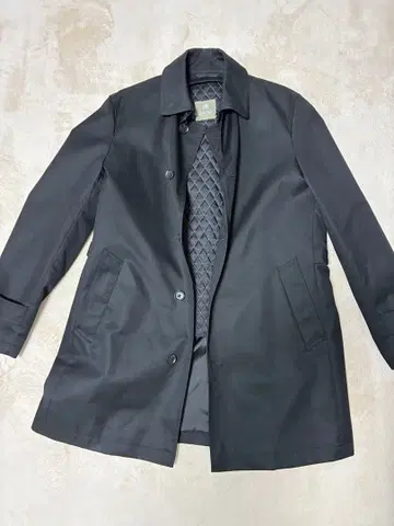 nano universe 블랙 트렌치코트