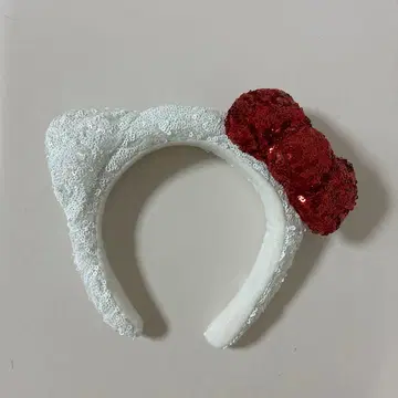 USJ 키티 머리띠 리본 포함