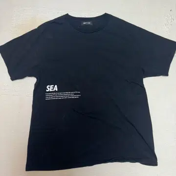 WIND AND SEA 블랙 T셔츠