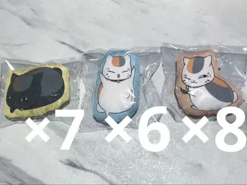 나츠메 우인장 냥코 선생님 컬러풀 소다 다이컷 쿠션 배지 돈키