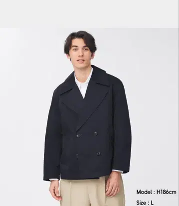 오버사이즈 숏 피코트