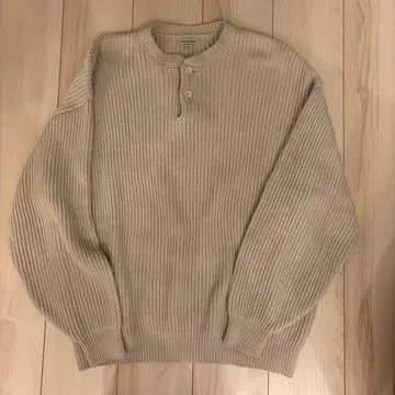 Steven Alan HENLEY NECK SWEATER-LOOSE