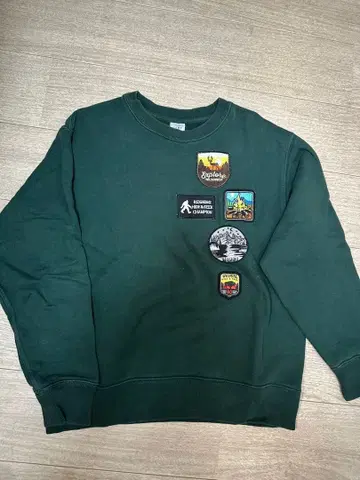 와펜 맨투맨 빈티지 구제 의류