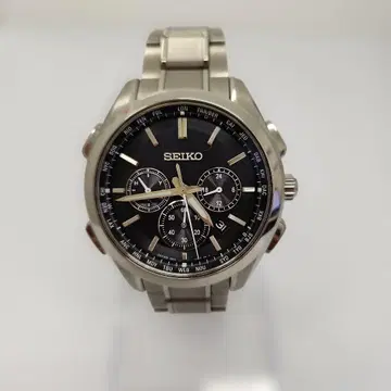 SEIKO 티타늄 솔라 손목시계 8B92-0A00
