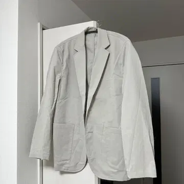 INHERIT 라이트 그레이 테일러드 자켓