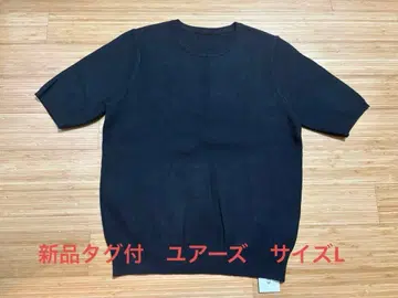 택 포함 새상품 유어즈 여성용 반팔 니트 사이즈 L