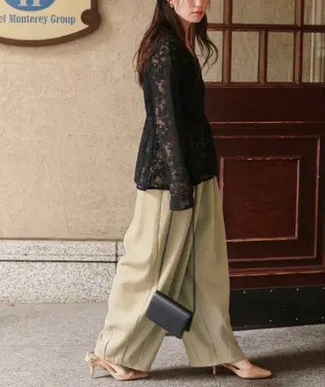 titivate 볼륨 코쿤 팬츠 S