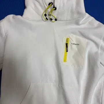 phenix 후드 부착 후드티 화이트
