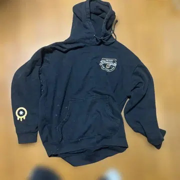 블랙 후드티 OBTAIN Strength