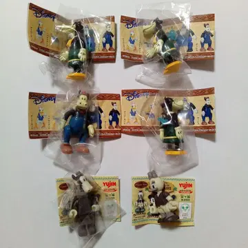 디즈니 캐릭터 피규어 6점 레트로 클래식
