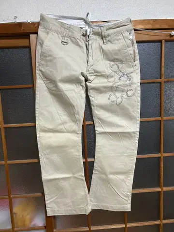 roar junhashimoto 콜라보 베이지 치노 팬츠