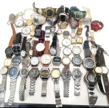 정크 손목시계 묶음 판매 53개