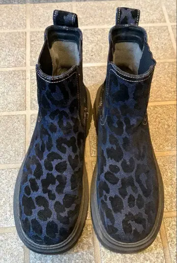 ORiental TRaffic 컬러 스티치 사이드 고어 부츠 블루 LL