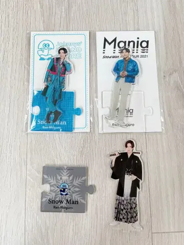 SnowMan 메구로 렌 아크릴 스탠드 3종 세트