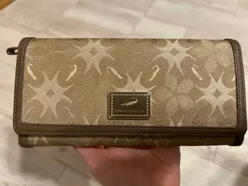 Crocodile 장지갑 브라운