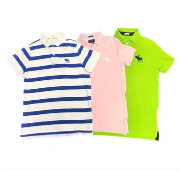 아바클로 피케 셔츠 3장 세트