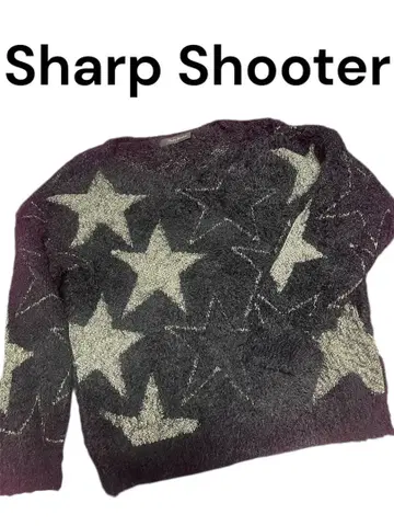 Sharp Shooter 별 패턴 니트 스웨터