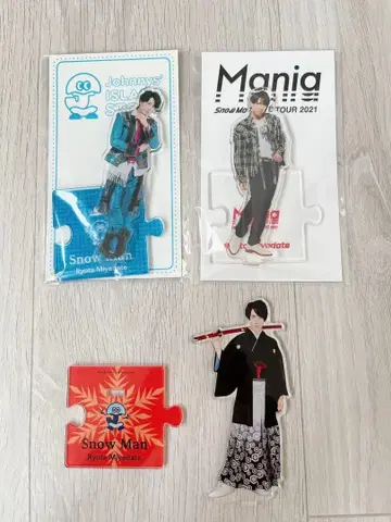 SnowMan 미야타테 료타 아크릴 스탠드 3개 세트