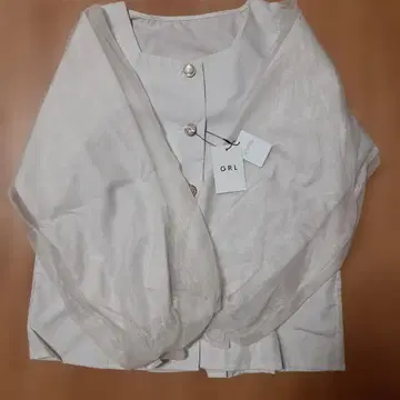 택 포함 새상품 그레일 GRL 긴팔 블라우스 M 사이즈