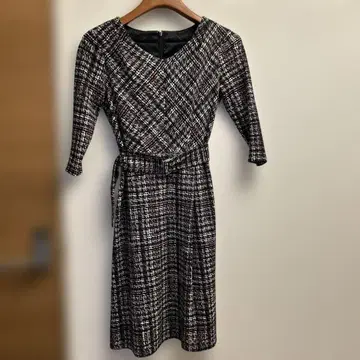 쿠 드 샹스 무릎 기장 원피스 34