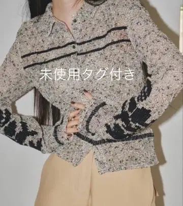 새상품 TODAYFUL Embroidery Mesh Shirts