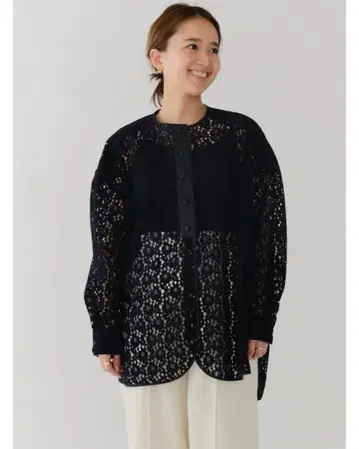 yori 플로키 레이스 셔츠 [ 2025AW ] 요리